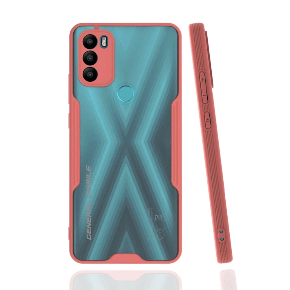 General Mobile GM 21 Plus Kılıf Platin Silikon - Pembe