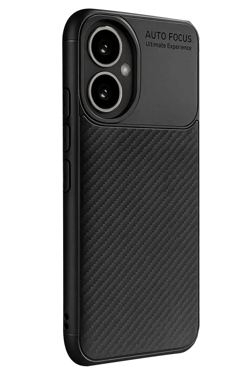 Honor 400 Kılıf Auto Focus Karbon Kapak - Siyah