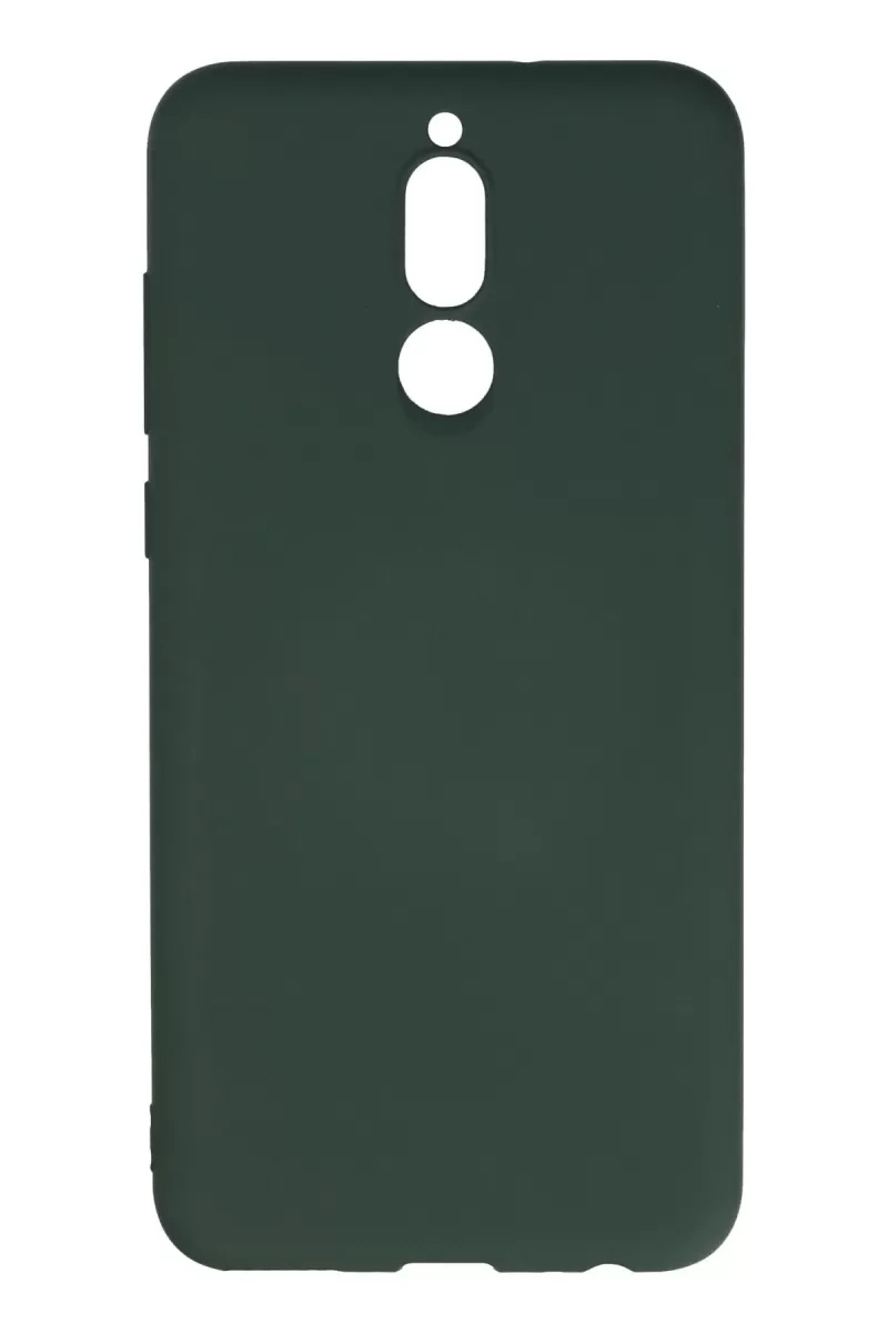 Huawei Mate 10 Lite Kılıf Nano içi Kadife Silikon - Koyu Yeşil