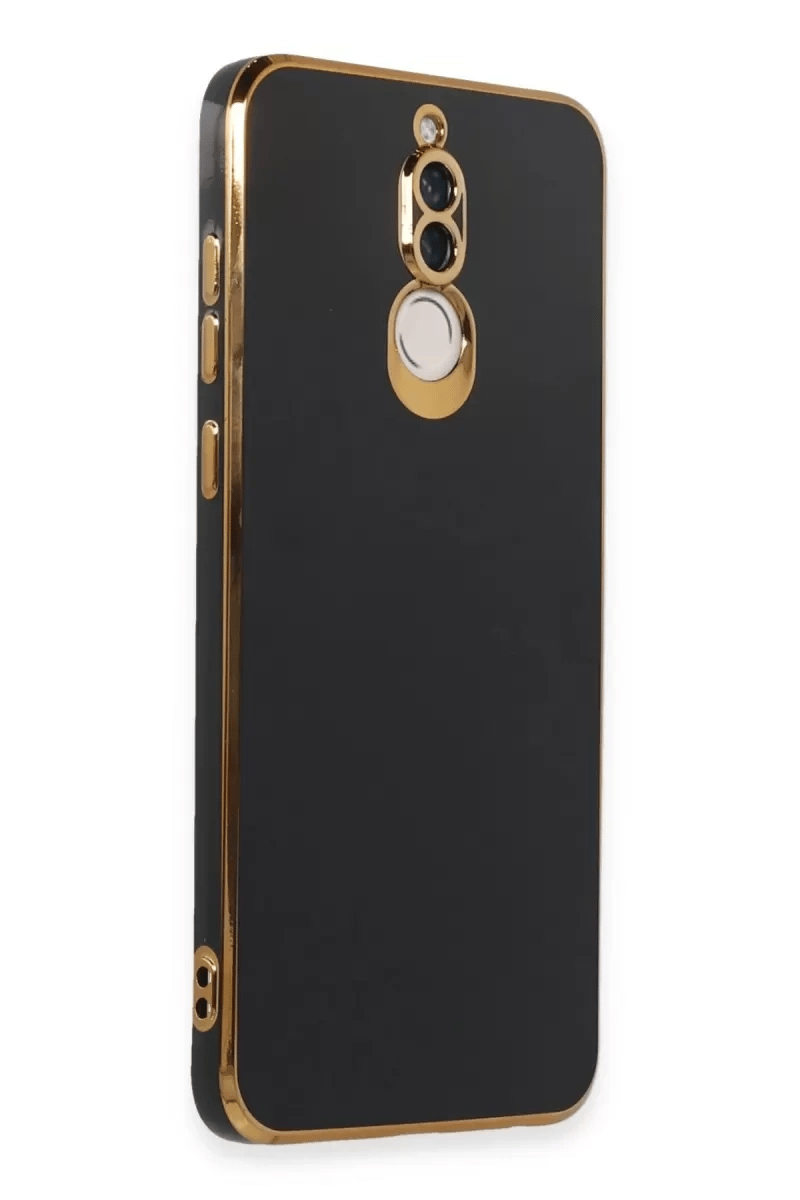 Huawei Mate 10 Lite Kılıf Volet Silikon - Siyah