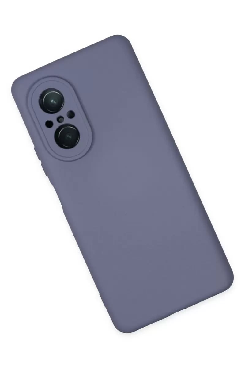 Huawei Nova 9 SE Kılıf Nano içi Kadife Silikon - Gri