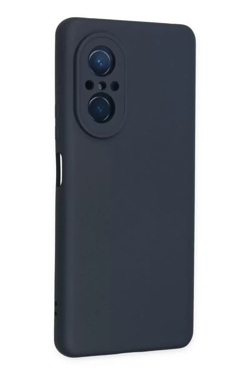 Huawei Nova 9 SE Kılıf Nano içi Kadife Silikon - Lacivert