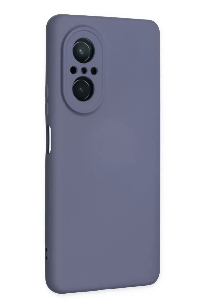 Huawei Nova 9 SE Kılıf Nano içi Kadife Silikon - Gri