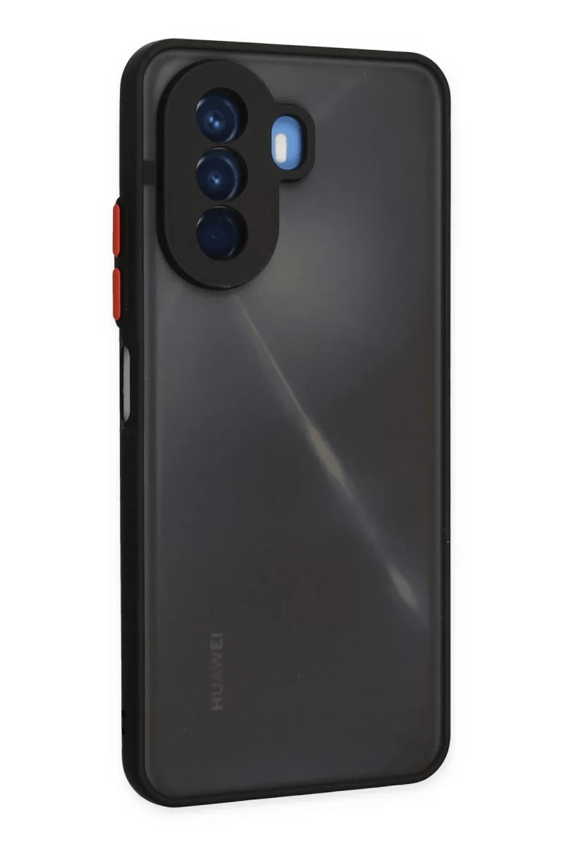 Huawei Nova Y70 Kılıf Montreal Silikon Kapak - Siyah