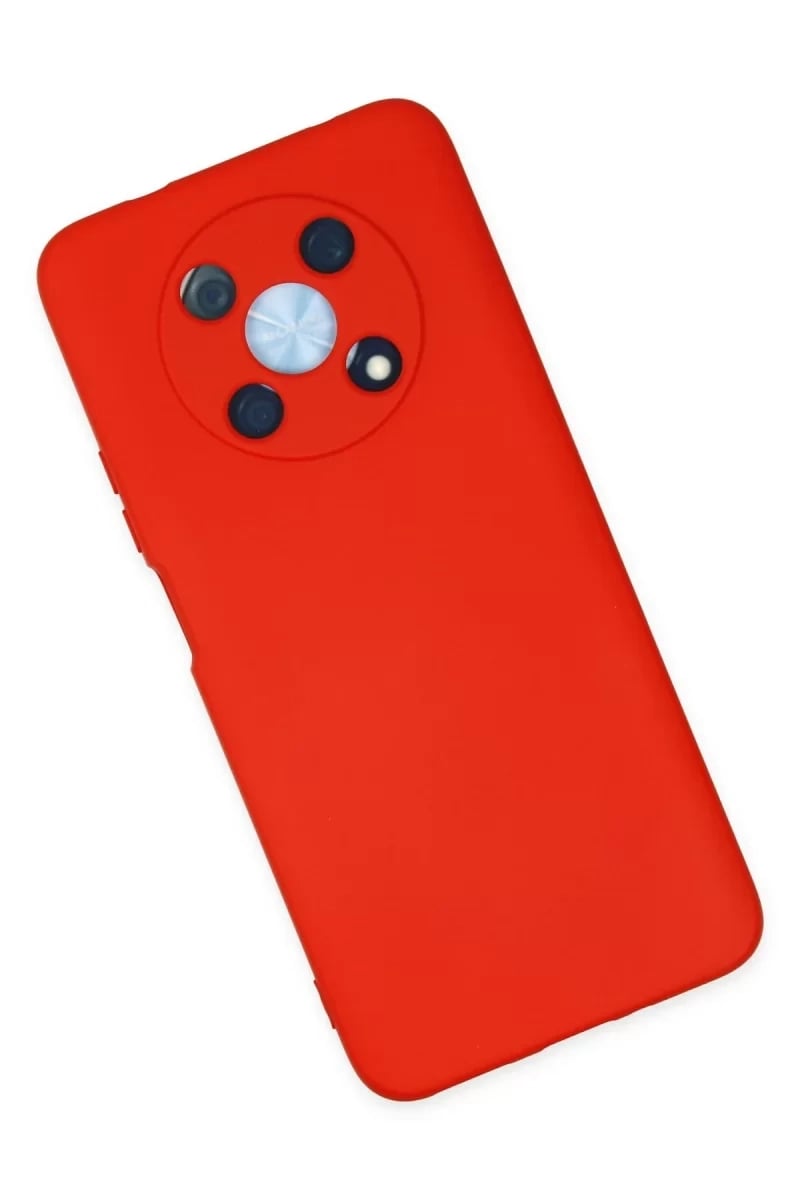Huawei Nova Y90 Kılıf Nano içi Kadife Silikon - Kırmızı