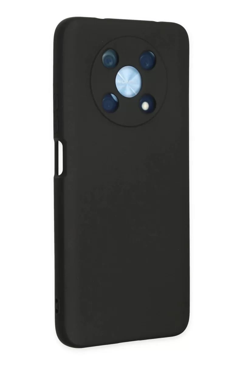 Huawei Nova Y90 Kılıf Nano içi Kadife Silikon - Siyah
