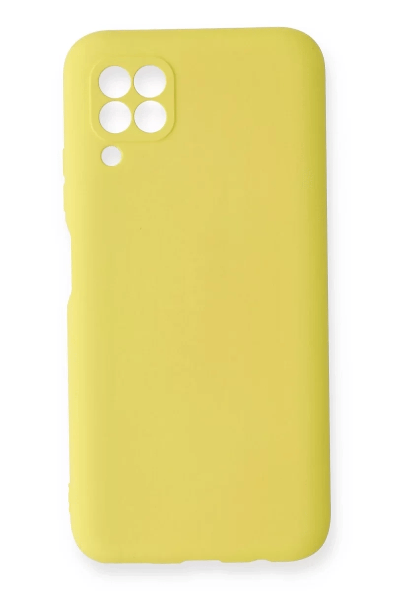 Huawei P40 Lite Kılıf Nano içi Kadife Silikon - Sarı