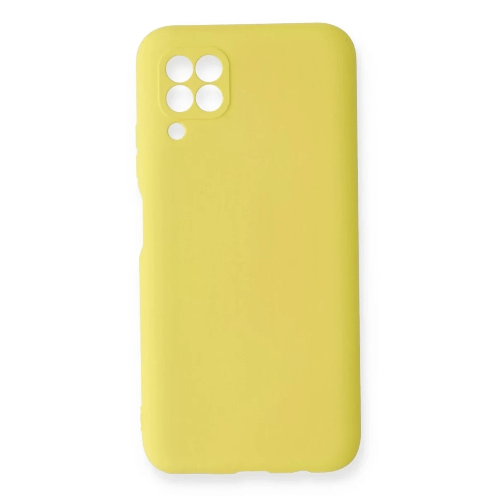 Huawei P40 Lite Kılıf Nano içi Kadife Silikon - Sarı