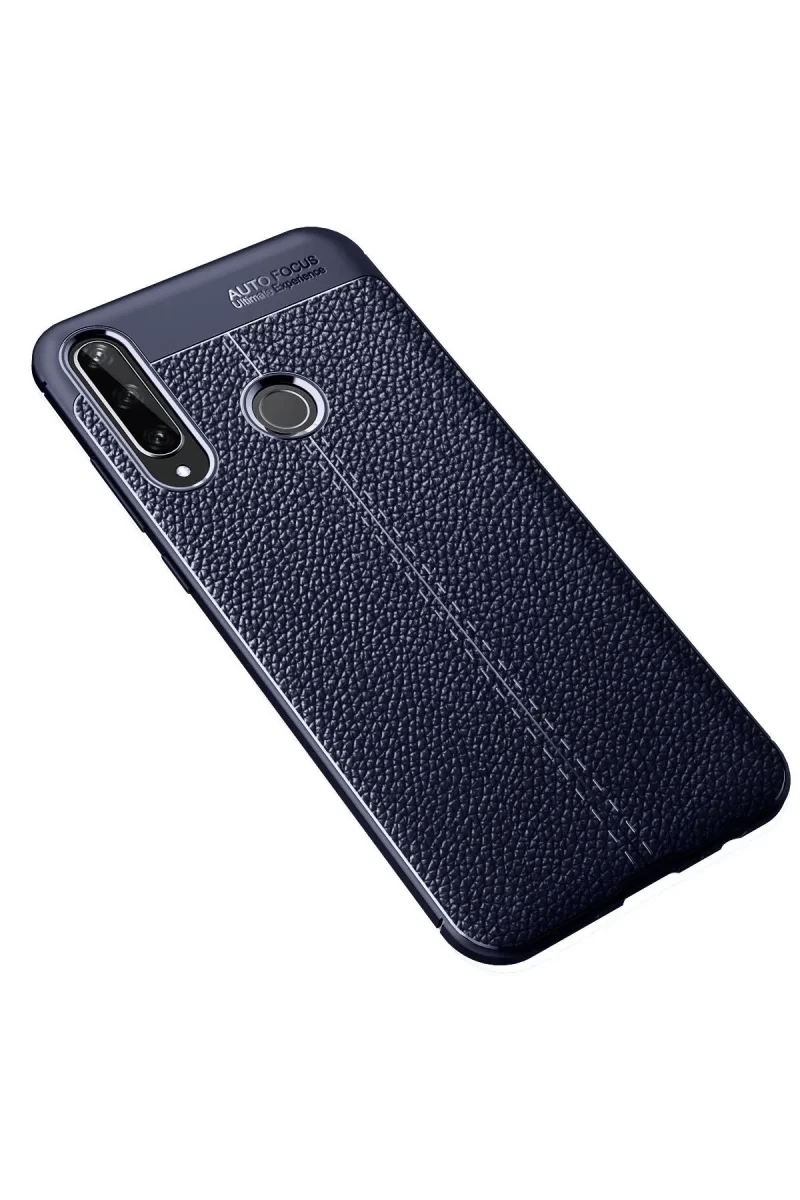 Huawei Y6P Kılıf Auto Focus Kapak - Lacivert