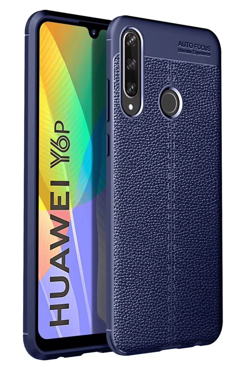Huawei Y6P Kılıf Auto Focus Kapak - Lacivert