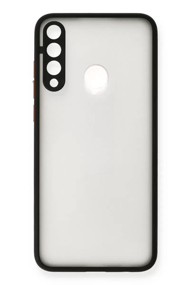 Huawei Y6P Kılıf Montreal Silikon Kapak - Siyah