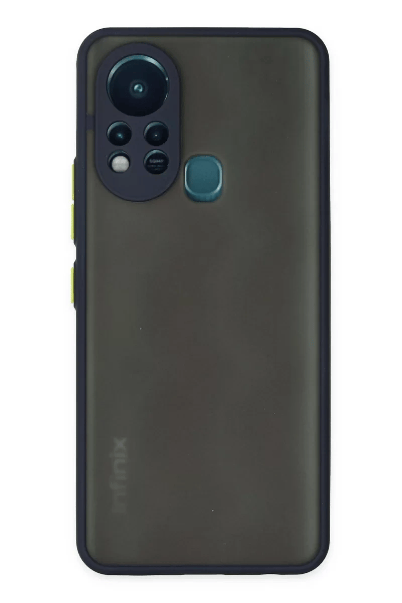 İnfinix Hot 11s Kılıf Montreal Silikon Kapak - Lacivert