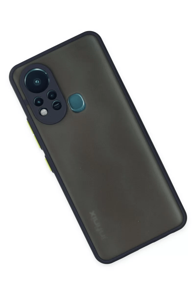 İnfinix Hot 11s Kılıf Montreal Silikon Kapak - Lacivert