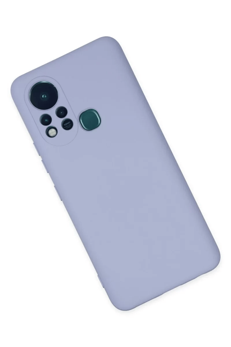 İnfinix Hot 11s Kılıf Nano içi Kadife Silikon - Lila