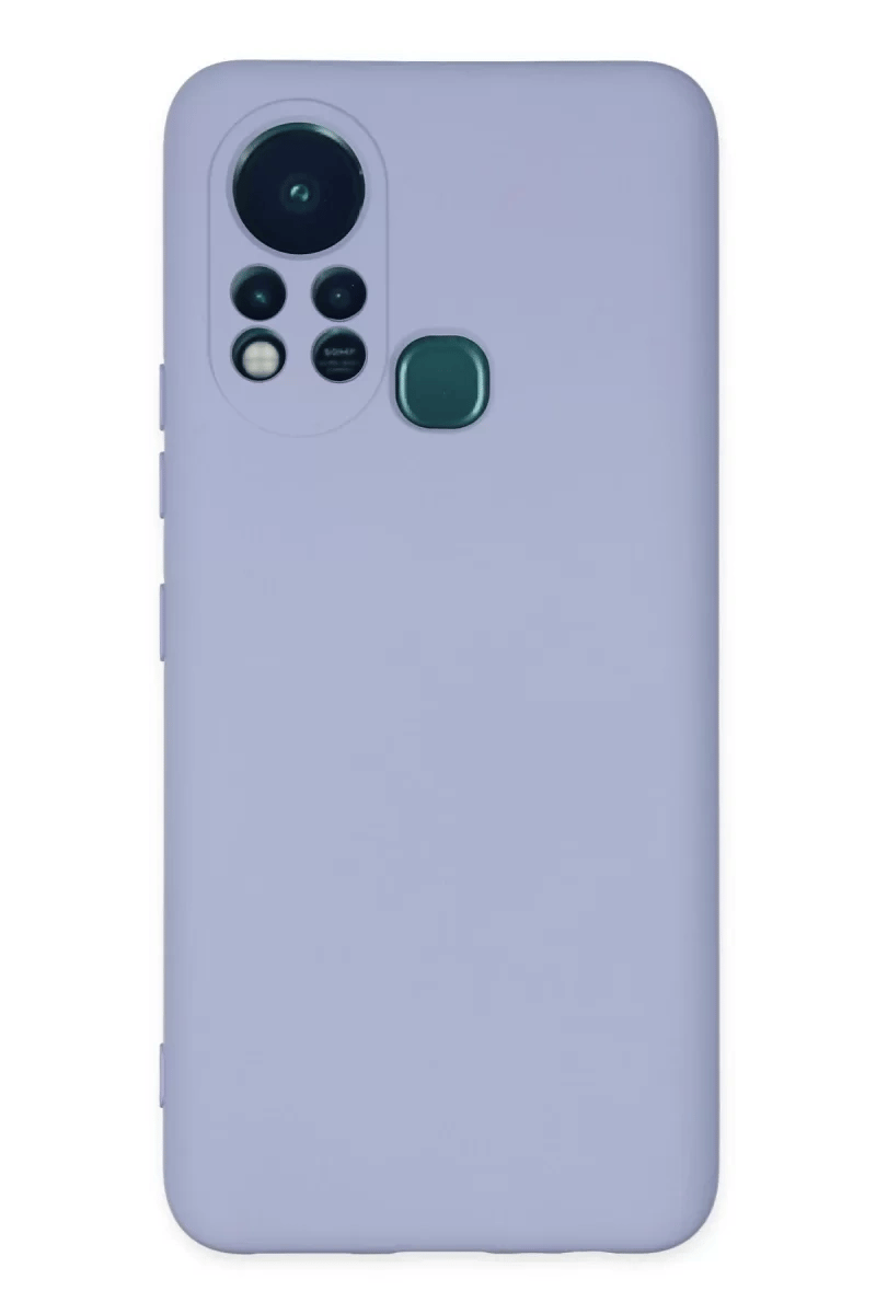 İnfinix Hot 11s Kılıf Nano içi Kadife Silikon - Lila