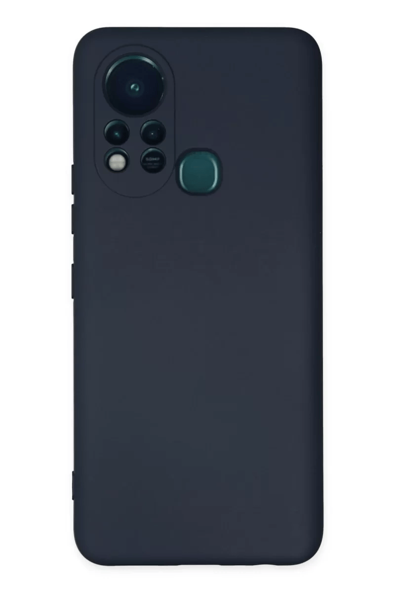 İnfinix Hot 11s Kılıf Nano içi Kadife Silikon - Lacivert