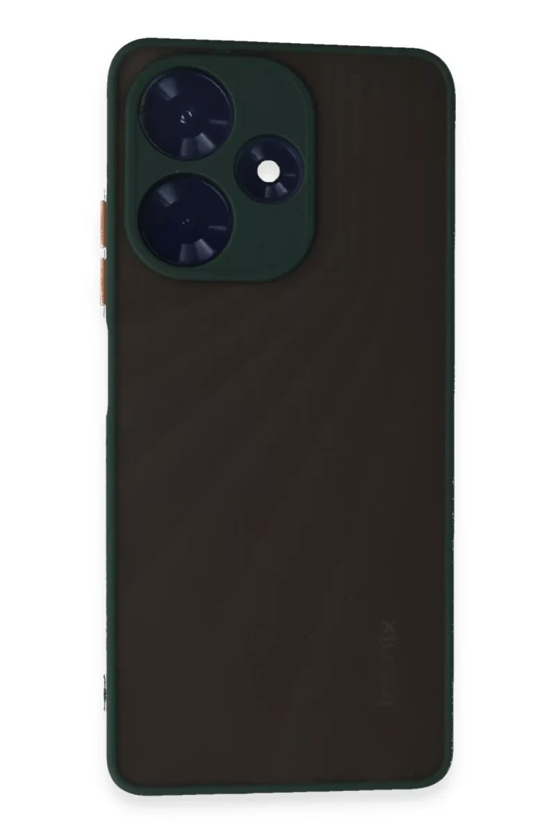 İnfinix Hot 30 4G Kılıf Montreal Silikon Kapak - Yeşil
