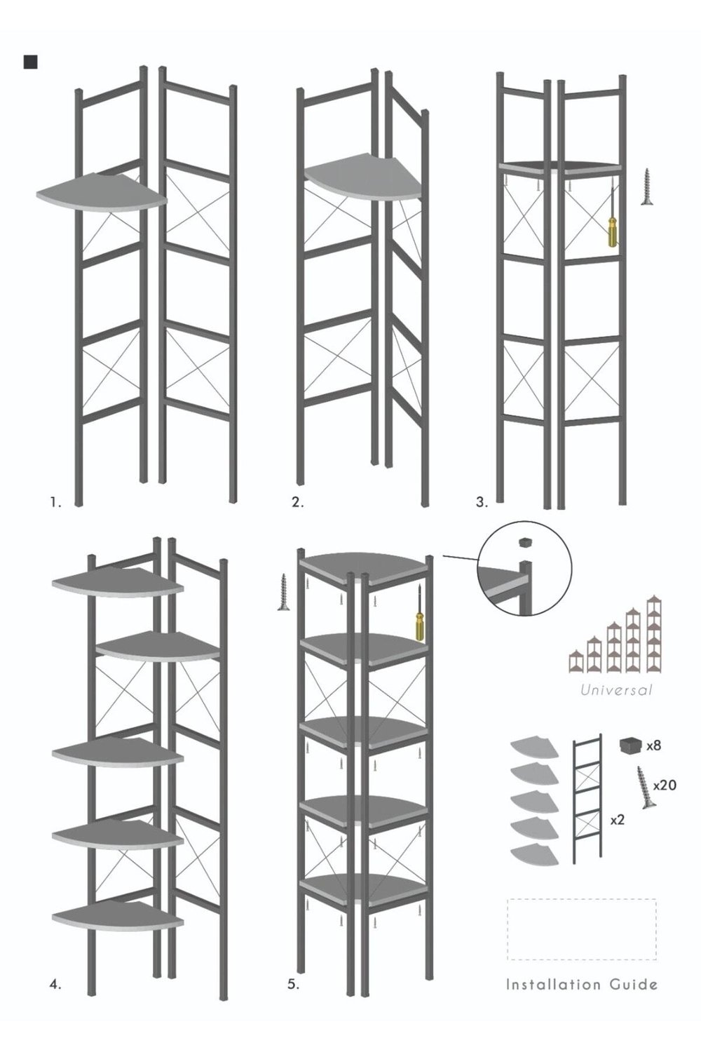 Kitaplık Çiçeklik 6 Raflı Ceviz Çok Amaçlı Stand Altı Bölmeli 160*30*43
