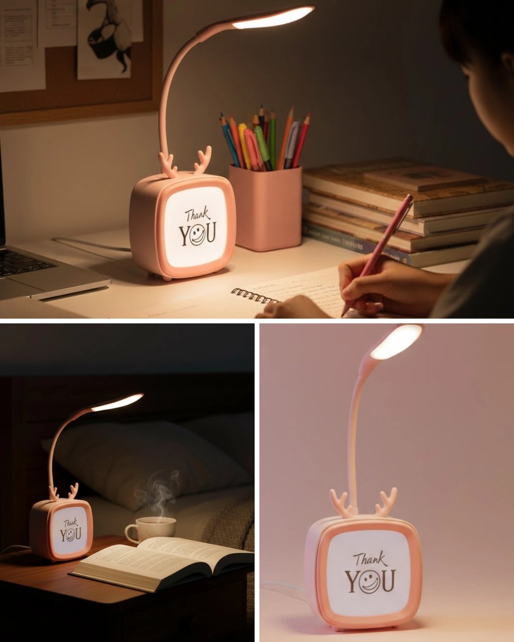 Modern Tasarımlı Şarj Edilebilir LED Gece Lambası