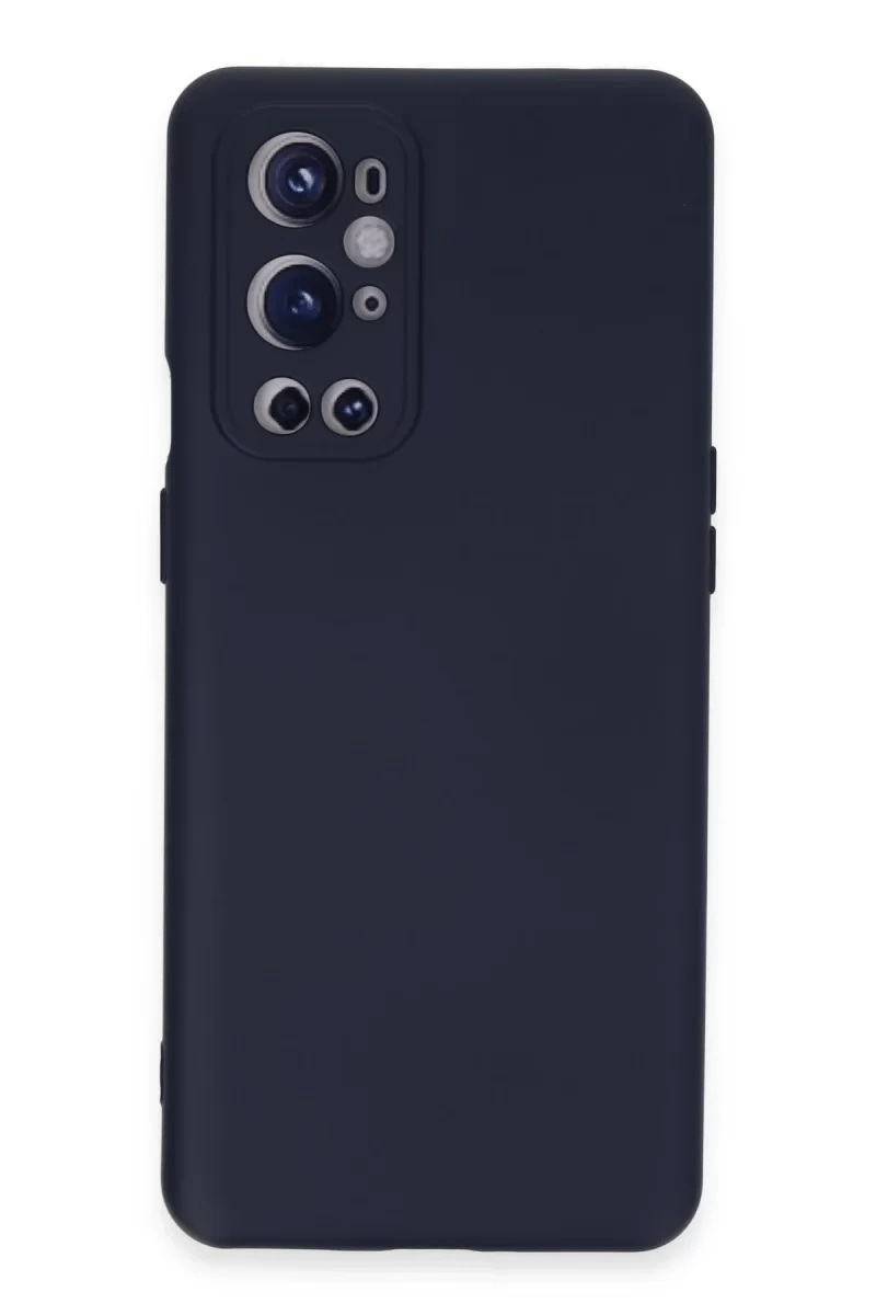 One Plus 9 Pro Kılıf Nano içi Kadife Silikon - Lacivert