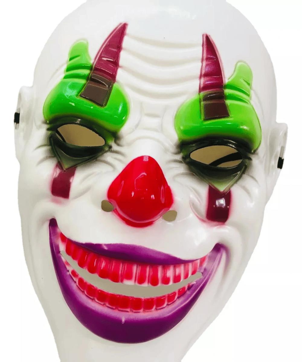 Psikopat Palyaço Temalı Joker Maskesi