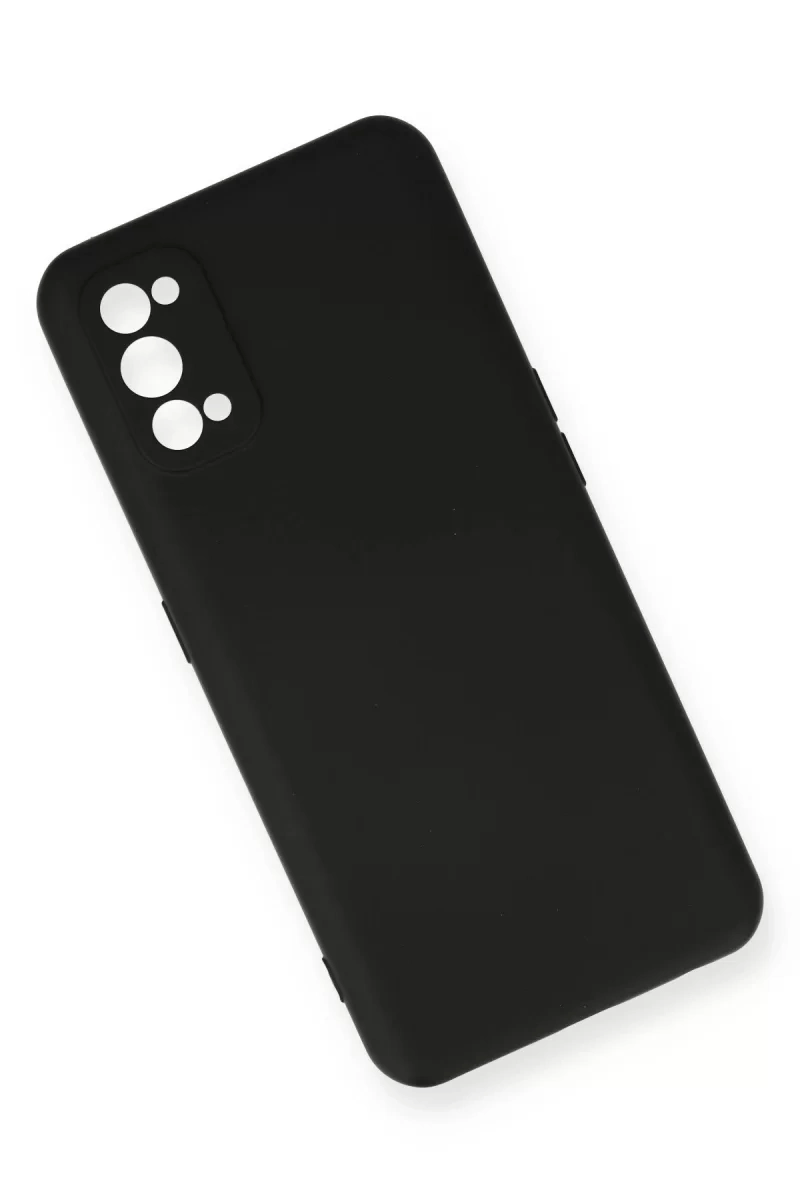 Realme 7 Pro Kılıf Nano içi Kadife Silikon - Siyah