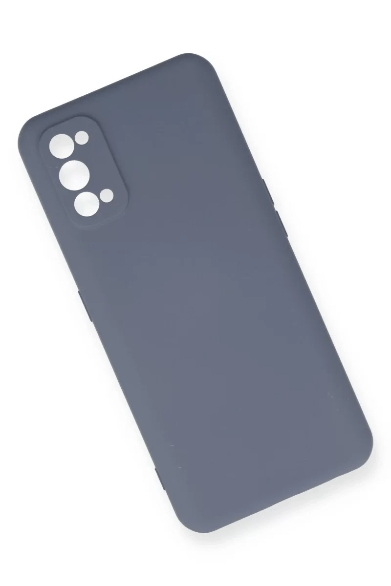 Realme 7 Pro Kılıf Nano içi Kadife Silikon - Gri