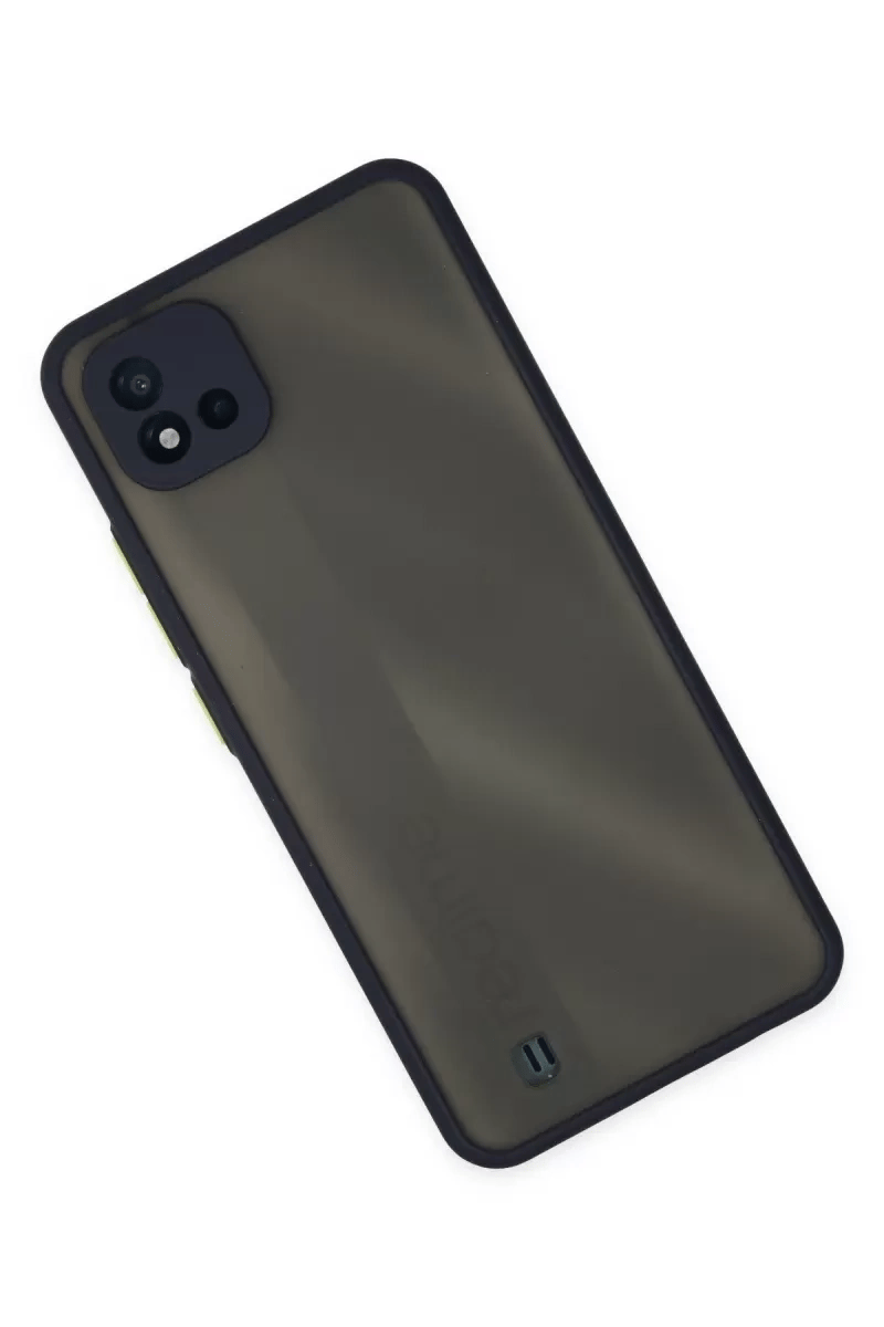 Realme C11 2021 Kılıf Montreal Silikon Kapak - Lacivert