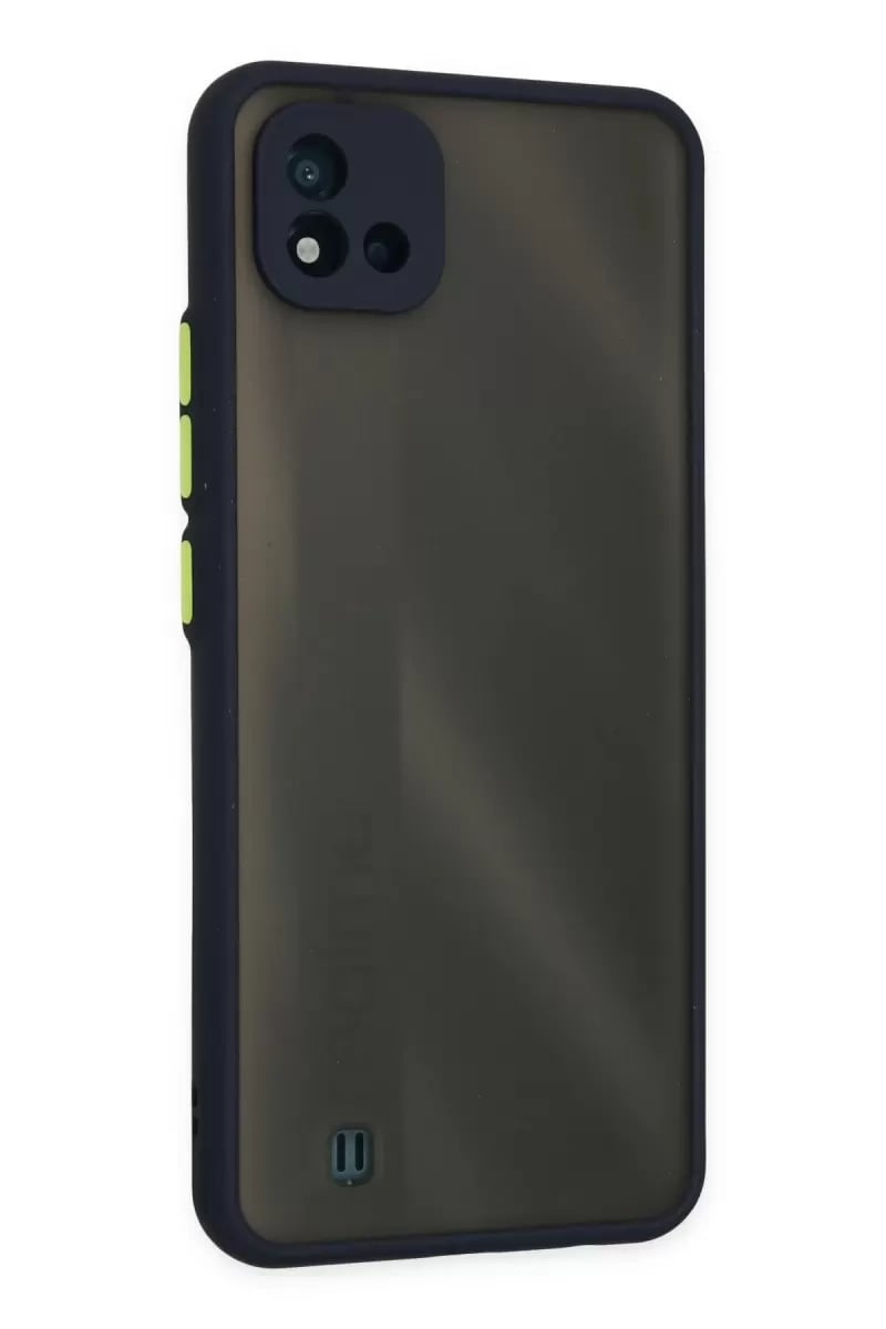 Realme C11 2021 Kılıf Montreal Silikon Kapak - Lacivert