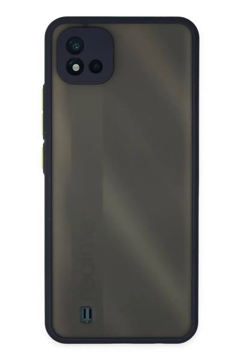 Realme C11 2021 Kılıf Montreal Silikon Kapak - Lacivert
