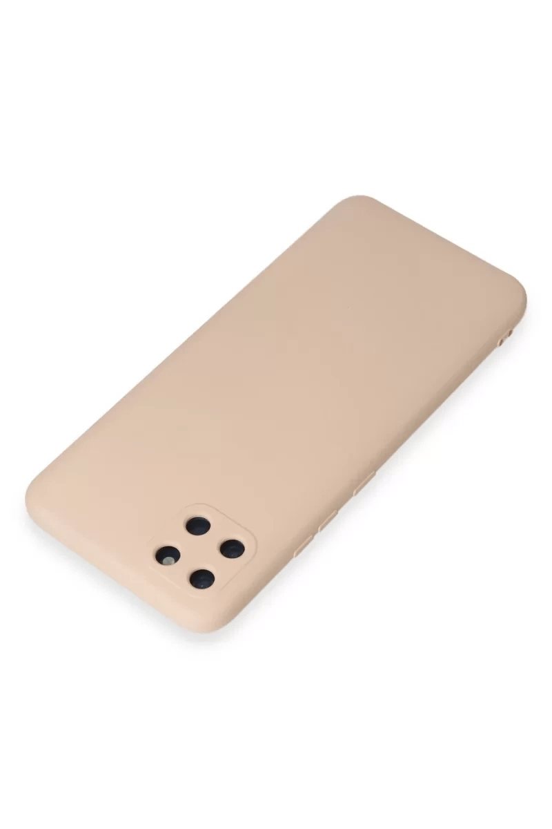 Realme C11 Kılıf Nano içi Kadife Silikon - Pudra