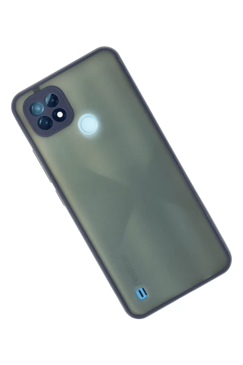 Realme C21 Kılıf Montreal Silikon Kapak - Lacivert