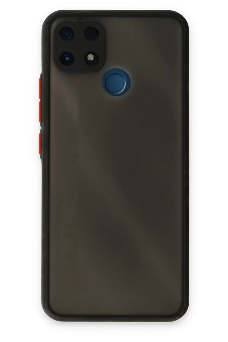 Realme C25 Kılıf Montreal Silikon Kapak - Siyah