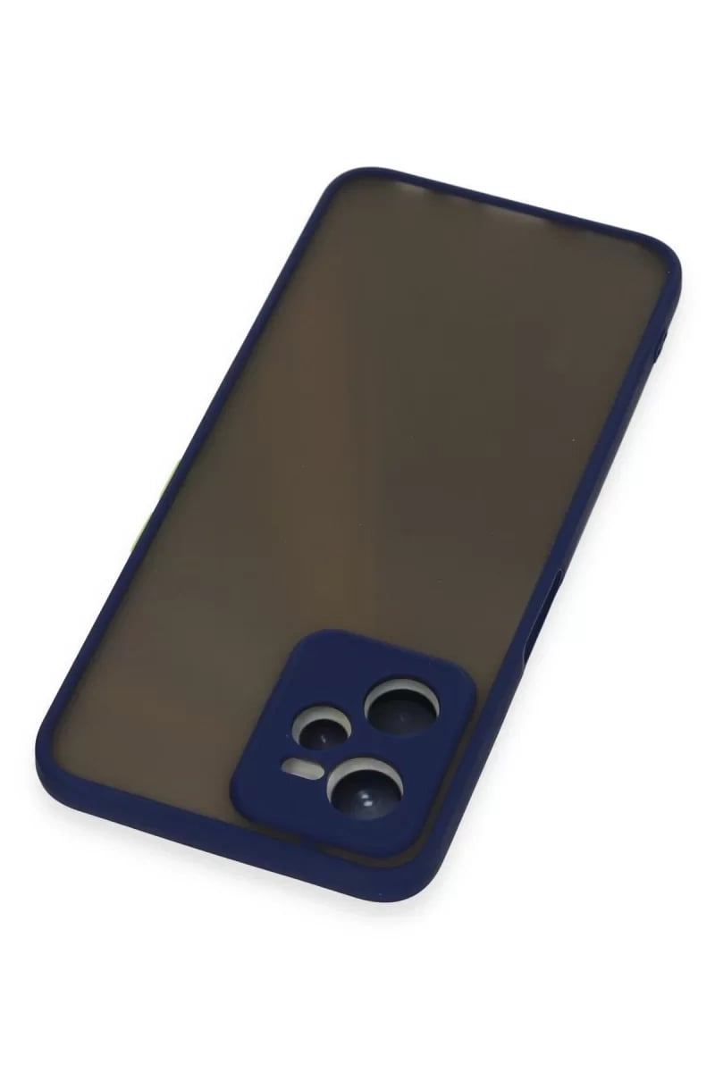 Realme C35 Kılıf Montreal Silikon Kapak - Lacivert