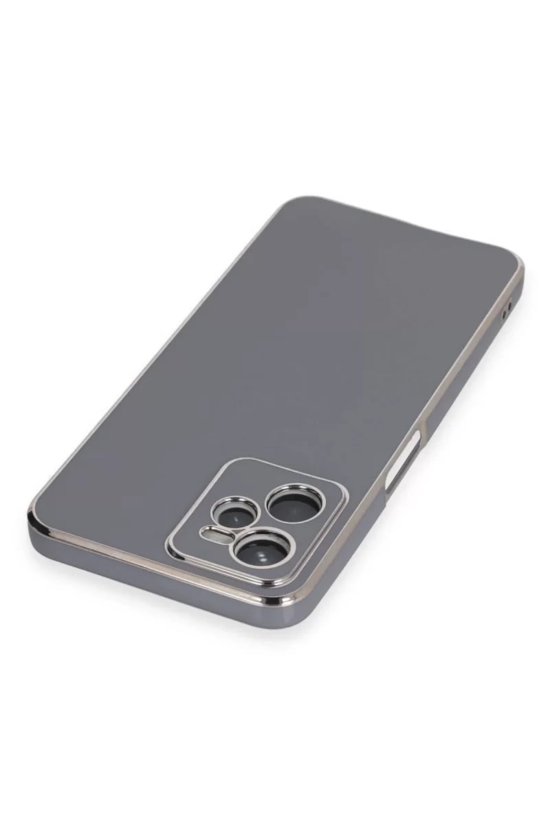 Realme C35 Kılıf Volet Silikon - Mavi