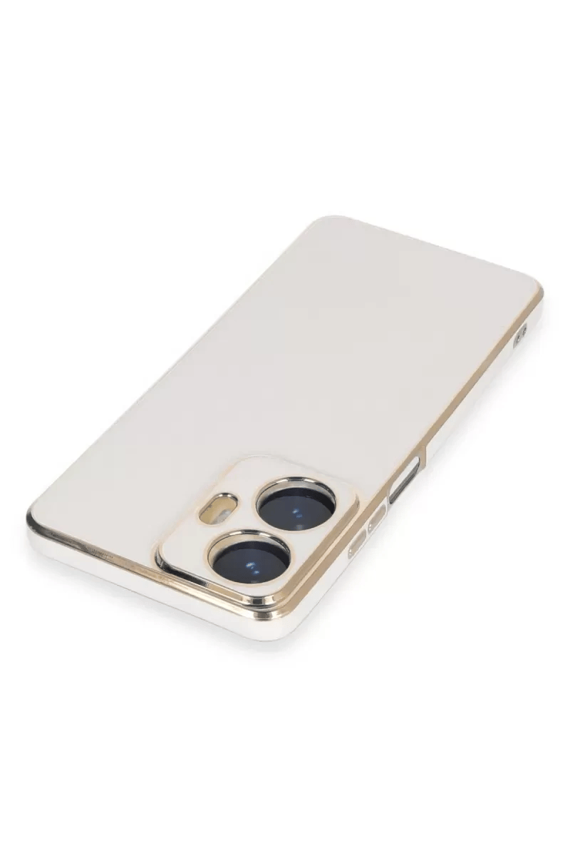 Realme C55 Kılıf Volet Silikon - Beyaz