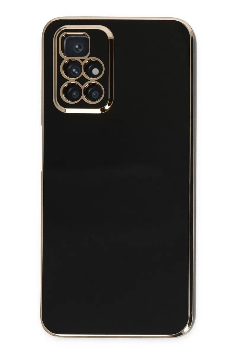 Redmi 10 2022 Kılıf Volet Silikon - Siyah
