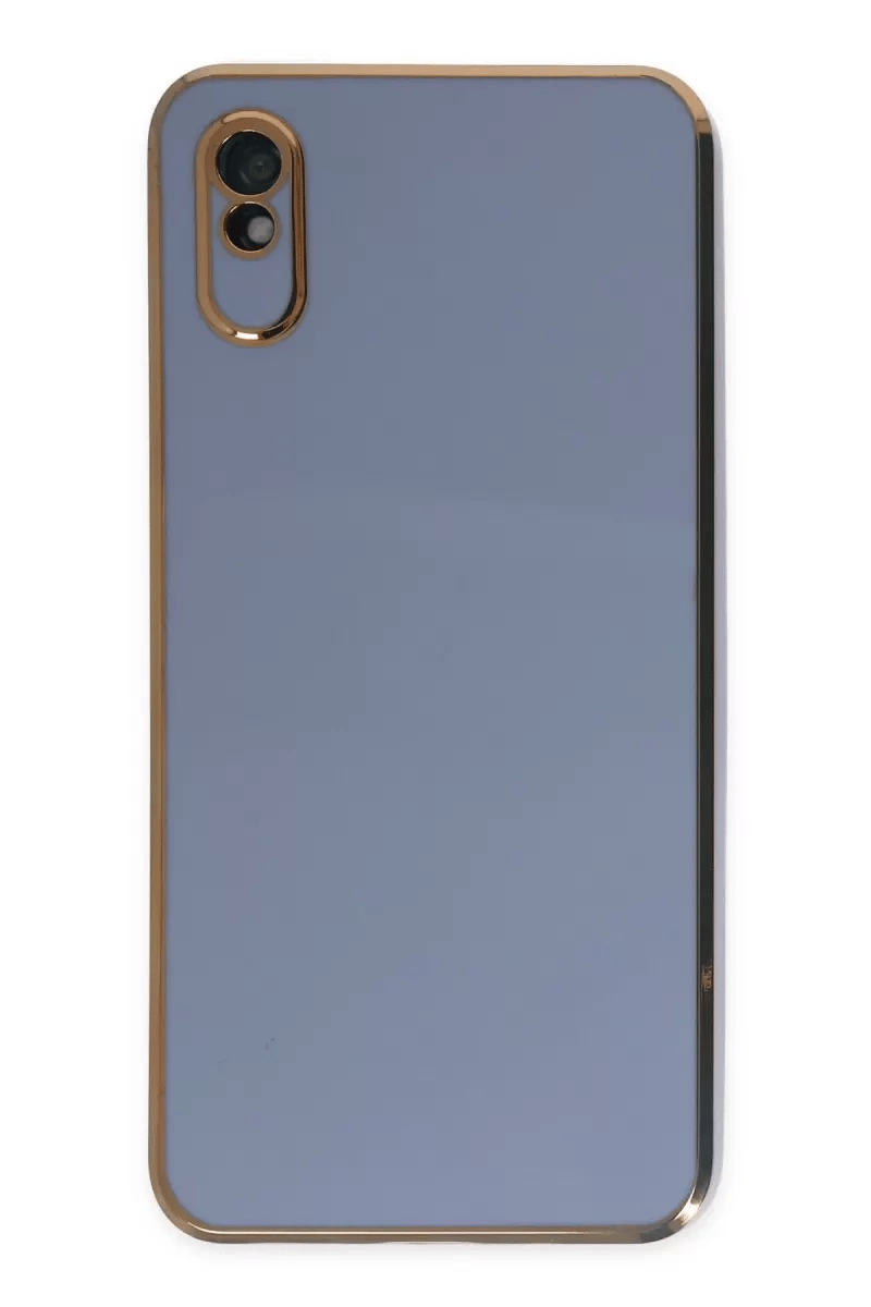 Redmi 9A Kılıf Volet Silikon - Mavi