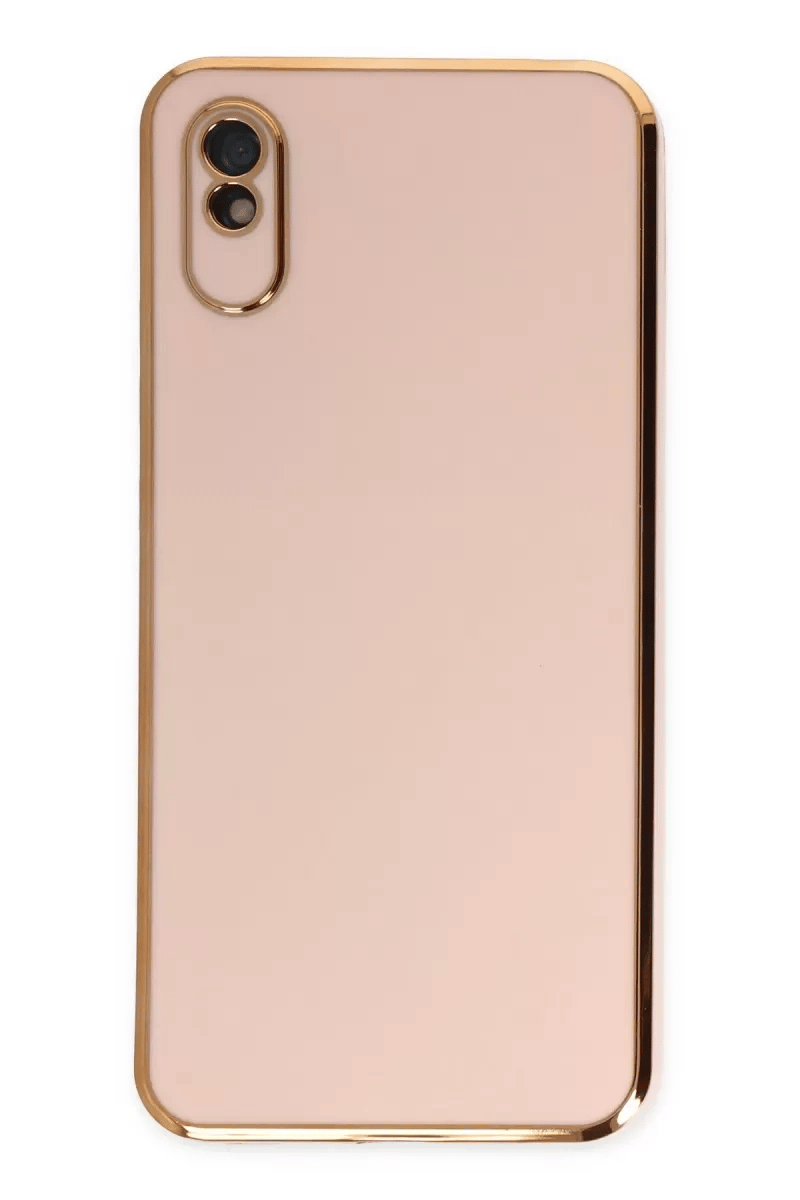 Redmi 9A Kılıf Volet Silikon - Pembe