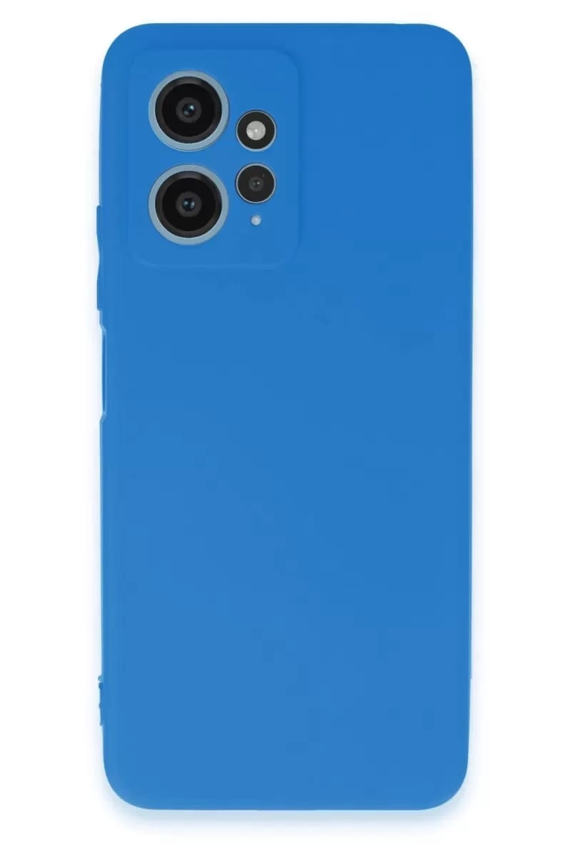 Redmi Note 12 4G Kılıf First Silikon - Mavi
