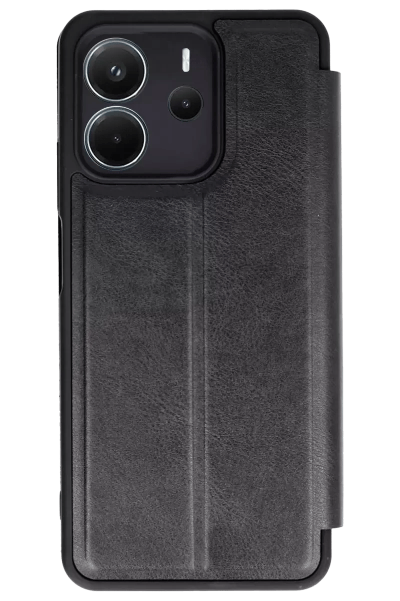 Redmi Note 14 4G Kılıf Flip Cover - Siyah