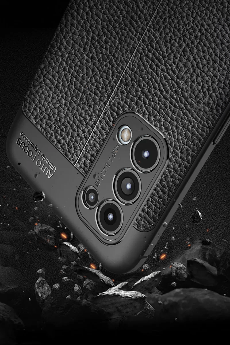 Reno 5 Kılıf Auto Focus Kapak - Siyah