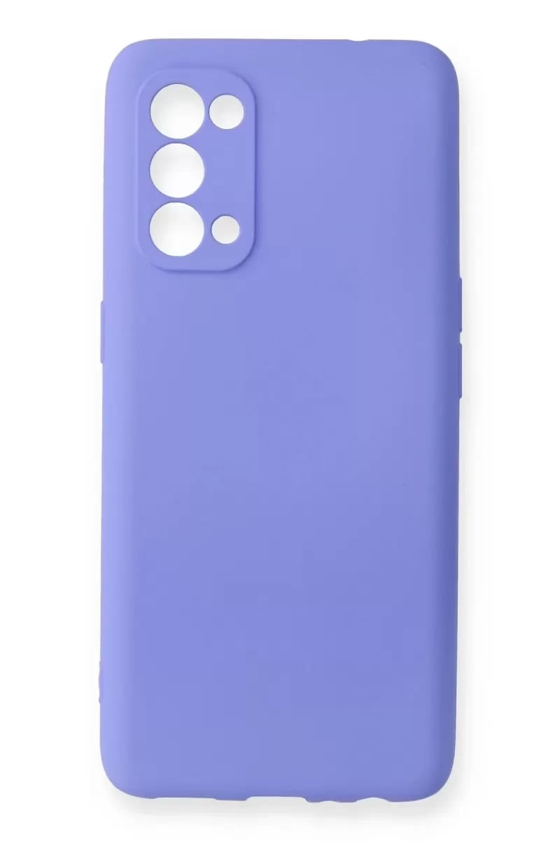 Reno 5 Pro Kılıf First Silikon - Lila