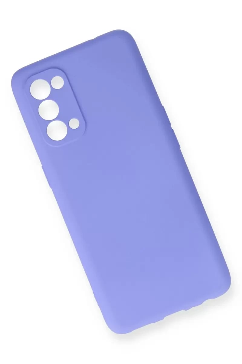Reno 5 Pro Kılıf First Silikon - Lila