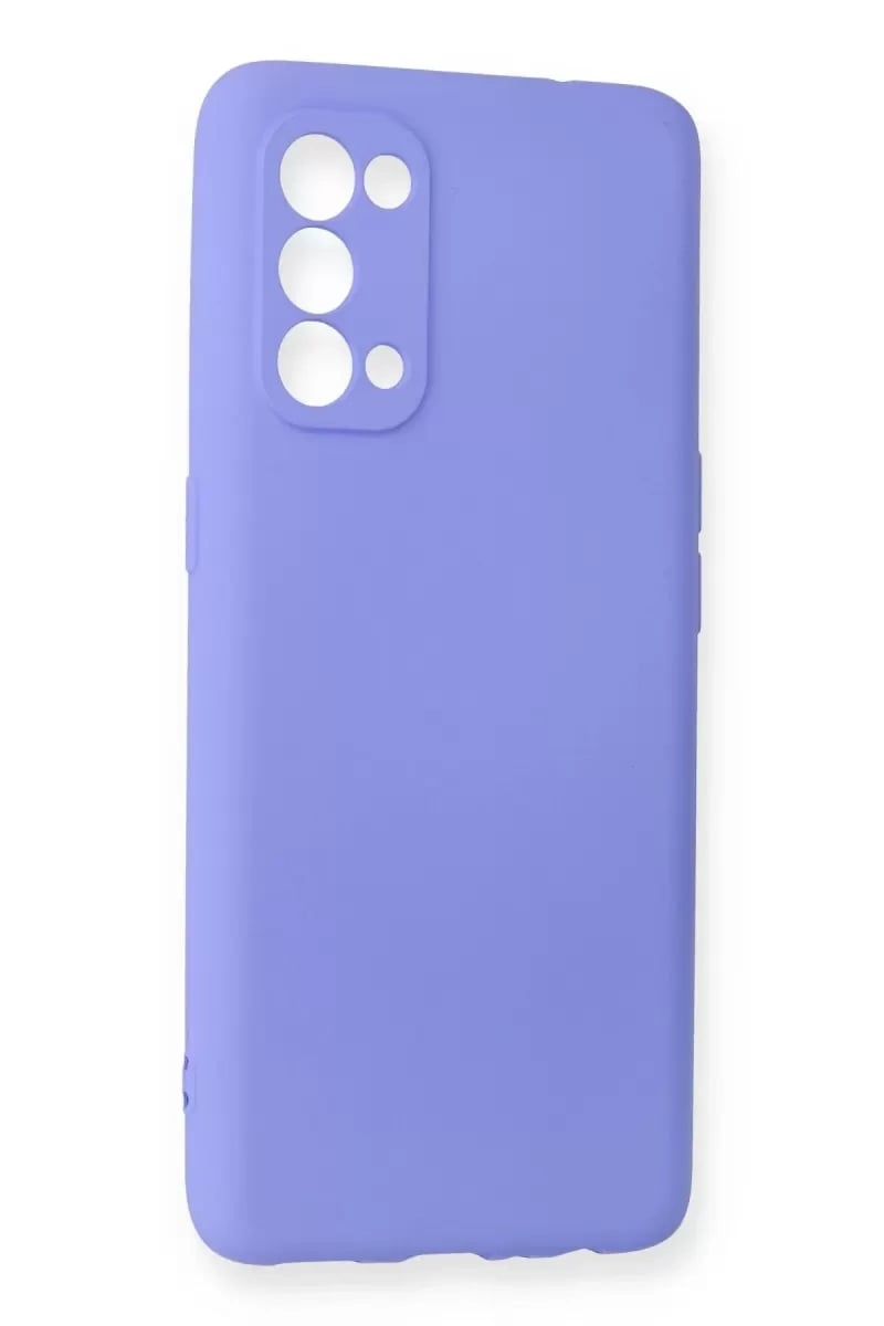 Reno 5 Pro Kılıf First Silikon - Lila