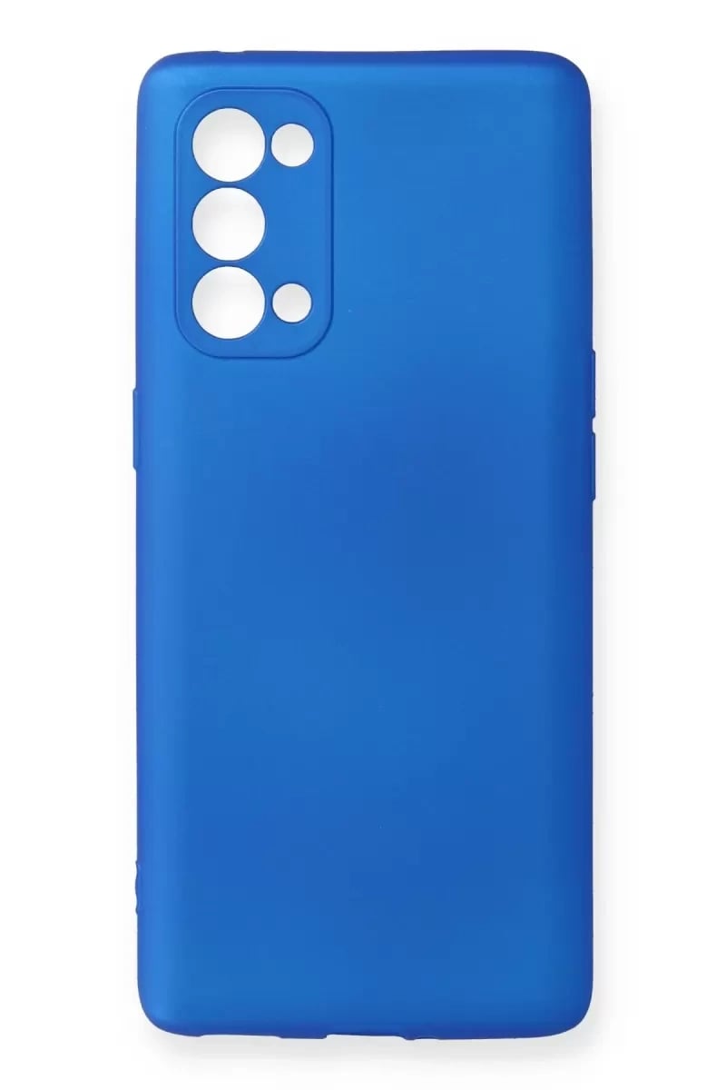 Reno 5 Pro Kılıf First Silikon - Mavi