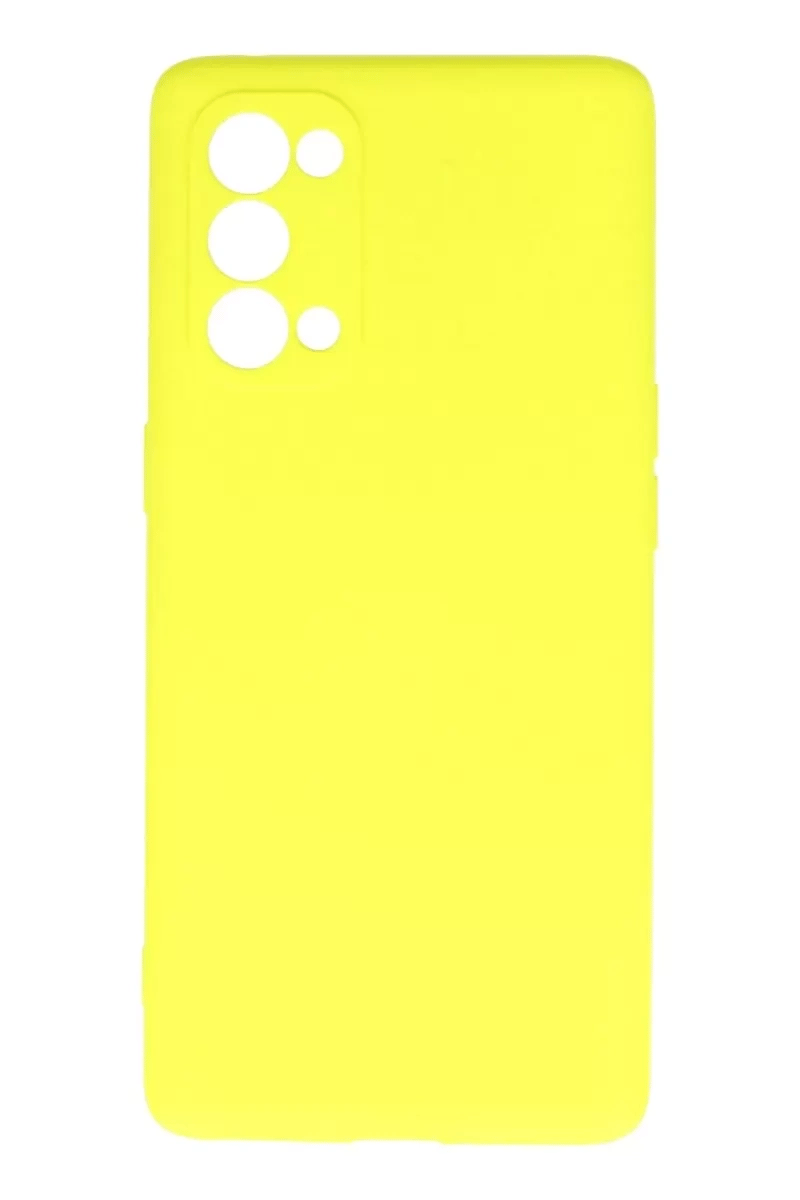 Reno 5 Pro Kılıf First Silikon - Sarı