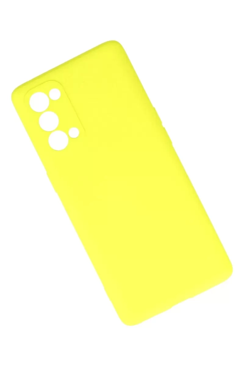 Reno 5 Pro Kılıf First Silikon - Sarı