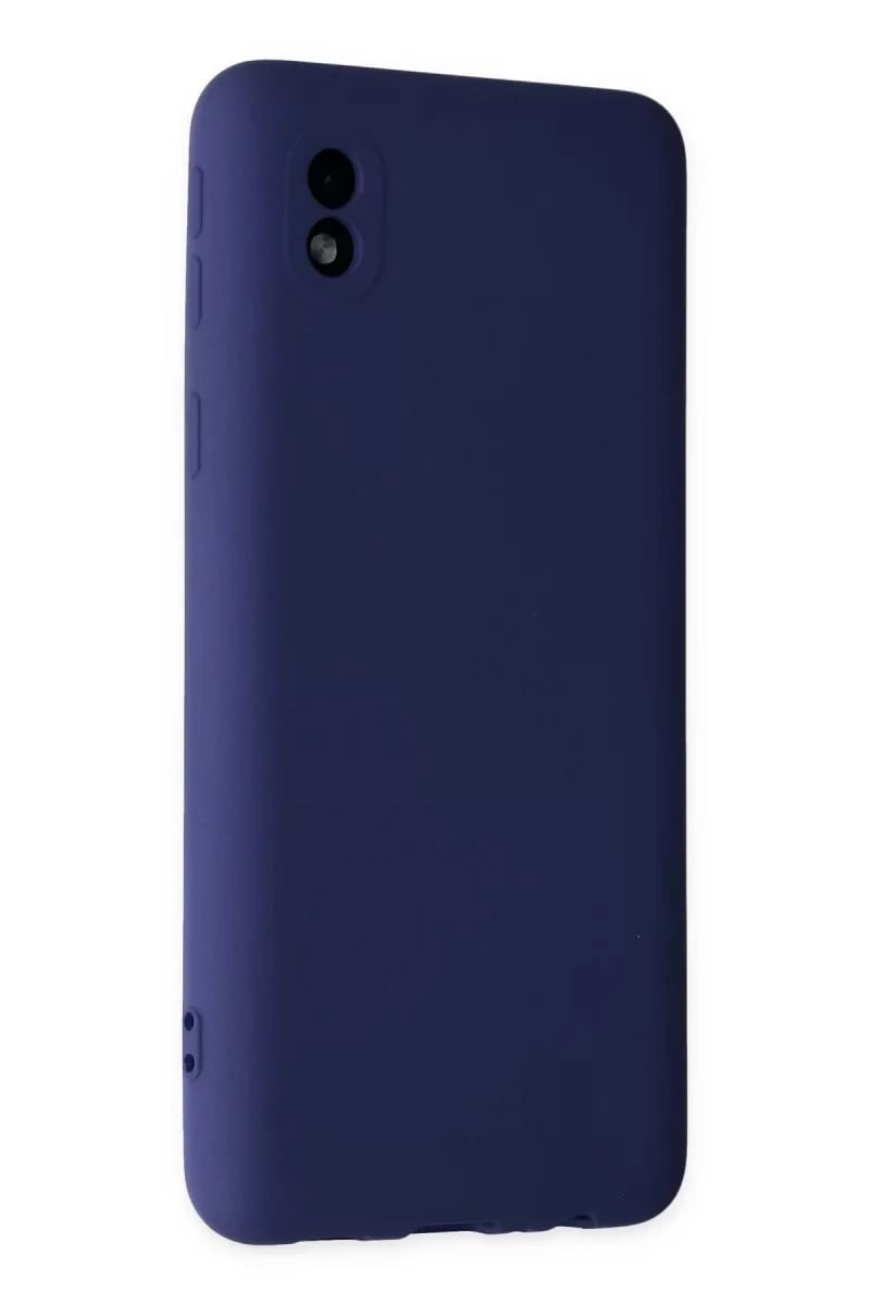 Samsung Galaxy A01 Core Kılıf Nano içi Kadife Silikon - Lacivert