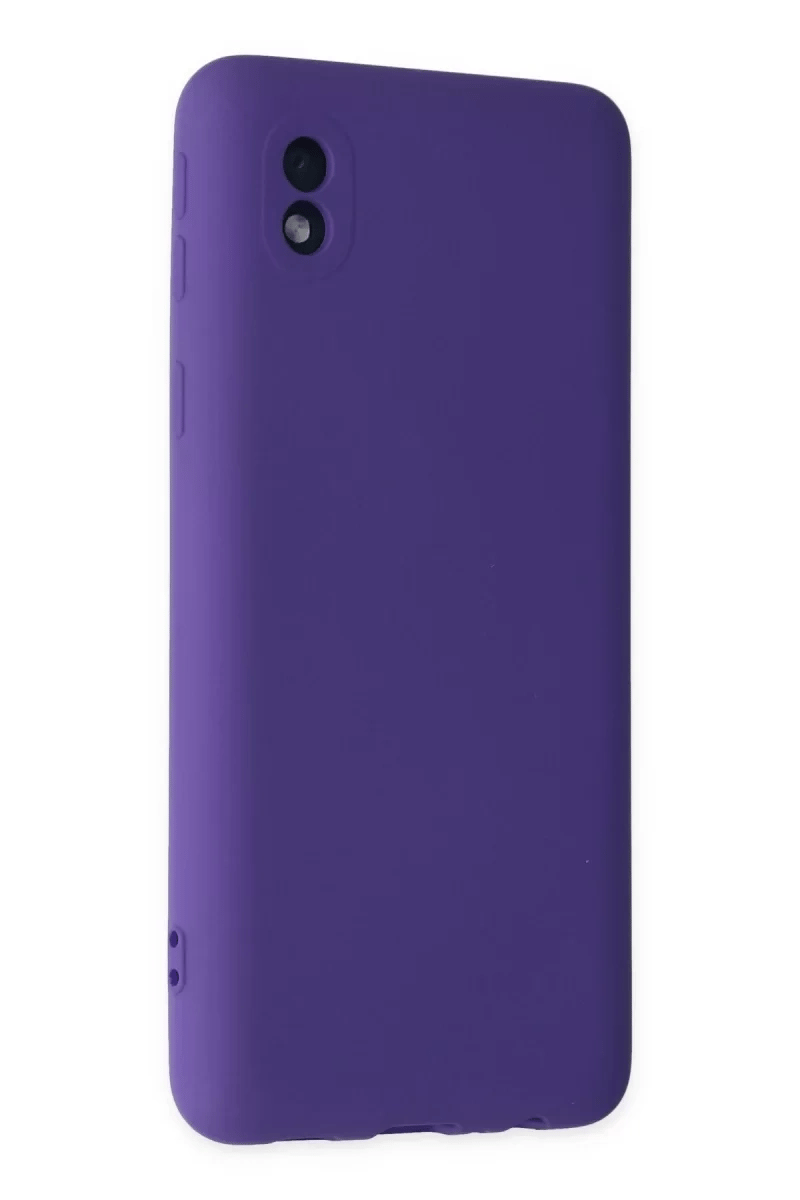 Samsung Galaxy A01 Core Kılıf Nano içi Kadife Silikon - Mor